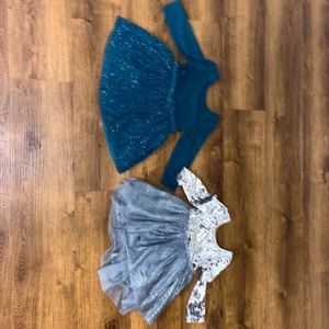 Two formal toddler dresses